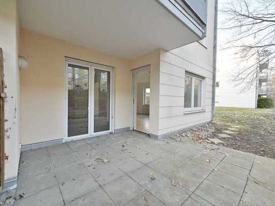 stufenlose 2-Raum-Wohnung in Chemnitz mit Terrasse, Tiefgarage und Bad mit Wanne und Dusche
