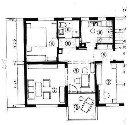 Geschmackvolle, modernisierte 3,5-Raum-EG-Wohnung mit geh. Innenausstattung mit Balkon und EBK