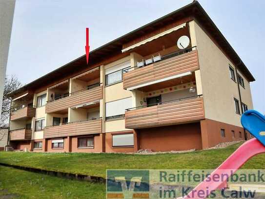 Kapitalanleger aufgepasst! Gepflegte 2-Zimmer Wohnung in Neubulach-Liebelsberg.