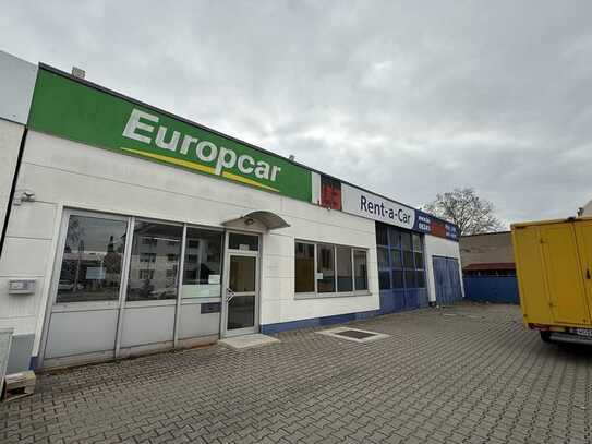 Ehemalige Autovermietung in Toplage von Worms – flexibel nutzbare Gewerbefläche mit gr. Außenbereich