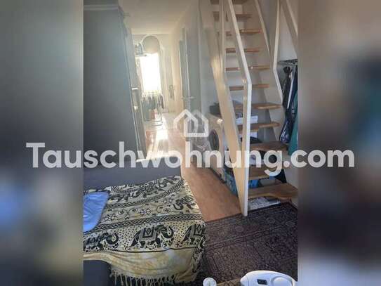 Tauschwohnung: Maisonette Wohnung. 1.5 Zimmer am Südbahnhof Köln