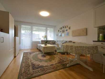 1-Zimmer-Wohnung mit West-Balkon und abschließbarer Garage in Ludwigsburg-Oßweil