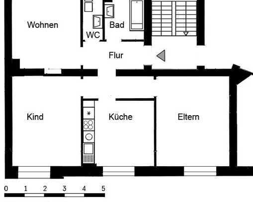 Sanierte 3,5 - Zimmer Wohnung in Essen-Frohnhausen