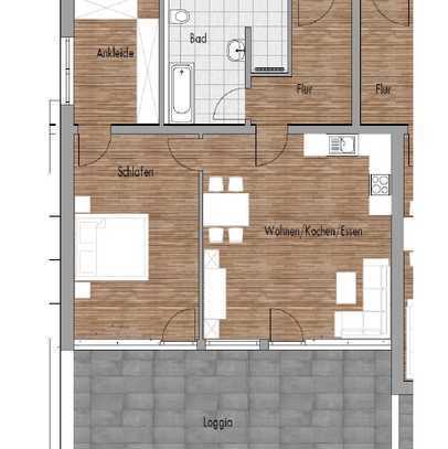 Neuwertige 4-Raum-Wohnung mit Balkon und Einbauküche in Nabburg