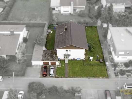 Vermietete Erdgeschosswohnung mit Gartenanteil, Garage und Stellplatz zu verkaufen.