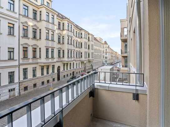 STRIETZ Leipzig - Helle 2-Raumwohnung mit Einbauküche und Balkon