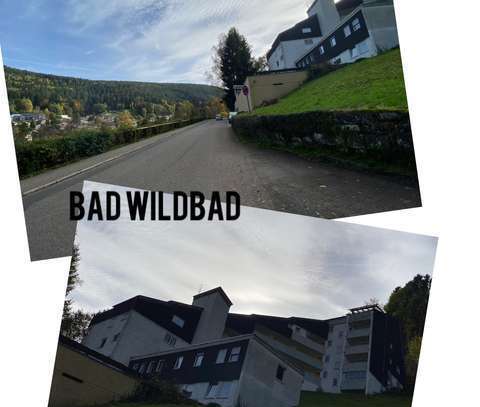 Exklusive 2-Zimmer-Terrassenwohnung mit Einbauküche in Bad Wildbad mit Panoramablick auf Kurpark