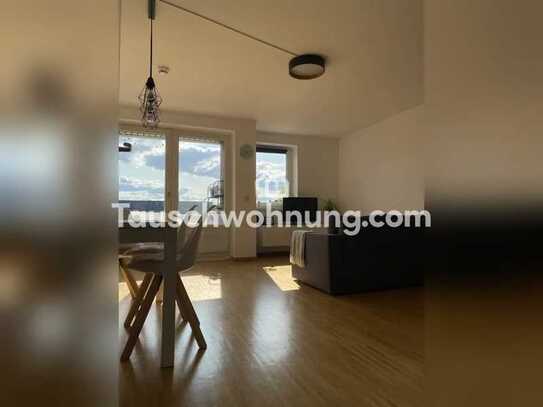 Tauschwohnung: Sonnige 1,5 Zimmer Wohnung mit großem Südbalkon
