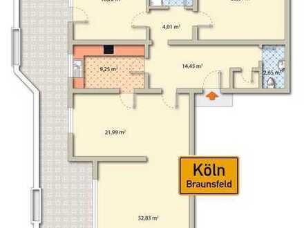 ELEGANTE 3 ZIMMER-WOHNUNG MIT STADTWALD-BLICK
