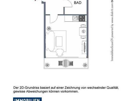 Schönes 1-Zimmer Apartment