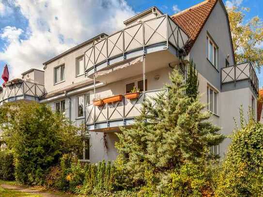 Nur 5 Gehminuten zur Dahme: Charmante 3-Zimmer-Wohnung mit Gartenanteil, Terrasse und Stellplatz