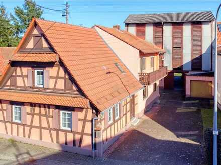 Scheibenhardt: EFH mit Garten und Scheune oder Bauplatz in 2. Reihe