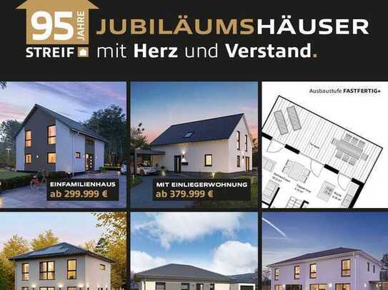 * Einfamilienhaus mit Einliegerwohnung clever gebaut von STREIF - KfW 40 förderfähig / günstig finan