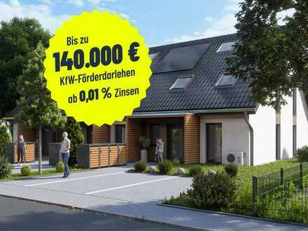 * NEUBAU * Hohe Energiekosten? Hier NICHT! Energieeffizientes Reihenhaus im KfW-40-Standard