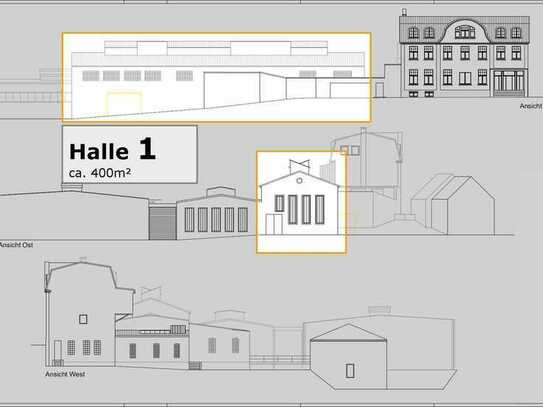 +++ Gewerbehalle 400m² in Solingen Höhscheid +++
... vielseitig nutzbar ...