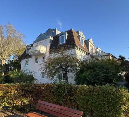 2 Raum Wohnung mit Balkon und Gartennutzung nahe der Elbe