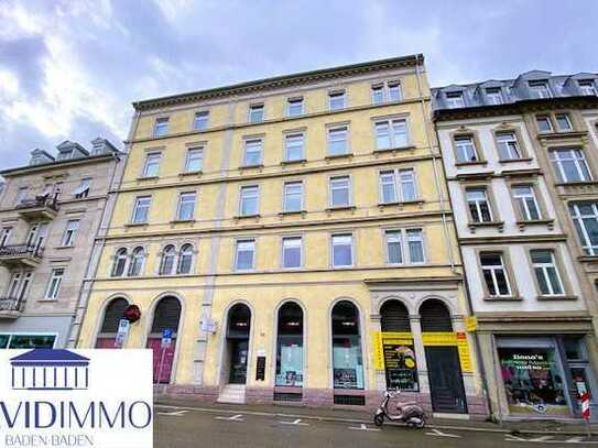 Baden-Baden 3-Zimmer Eigentumswohnung in Denkmal geschütztem Haus in direkter Innenstadtlage +Aufzug