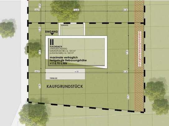 Exklusives Baugrundstück direkt am Südpark