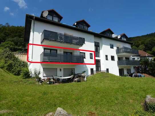 Attraktive und gepflegte 3-Raum-Wohnung mit Balkon in Höchst im Odenwald