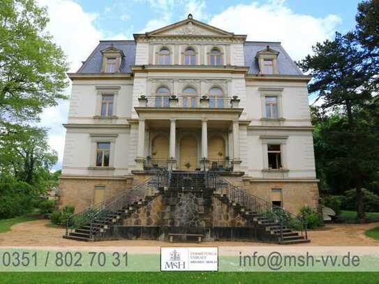 Residieren in Königlichen Villa in Dresden-Wachwitz * exklusive 3-Zimmer-Wohnung