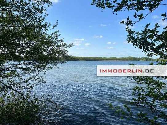 IMMOBERLIN.DE - Miteigentumsanteil! Sonniger Bootssteg & Hütte am Wandlitzer See