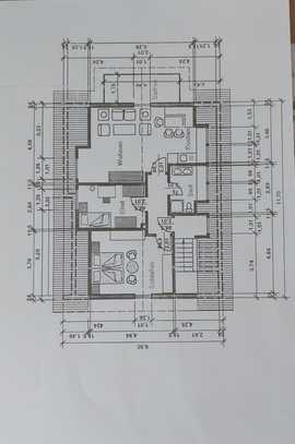 Attraktive und sanierte 3-Zimmer-Dachgeschosswohnung mit Balkon und EBK in Frammersbach