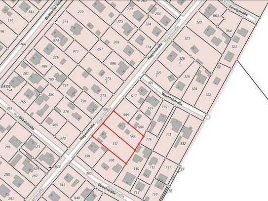 Baugrundstücke mit 2.009 m² in ruhiger Lage - teilverpachtet