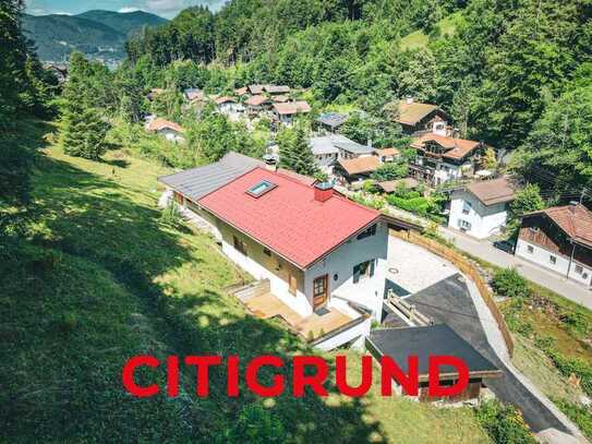 Tegernsee/Am Alpbach - Familienfreundliches Domizil mit sonnigem Garten in malerischem Bergpanorama