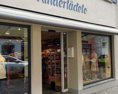 Etablierte Ladenfläche in mitten der Wangener Altstadt