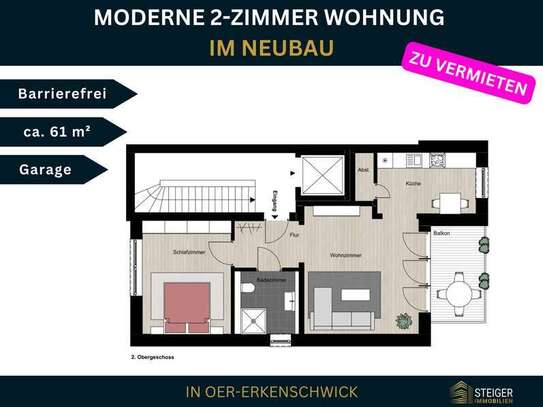 Traumhafte Barrierefreie Wohnung im Neubau inklusive Garage vor der Tür!