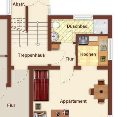 Stilvolle 1-Zimmer-Wohnung mit EBK in Leverkusen