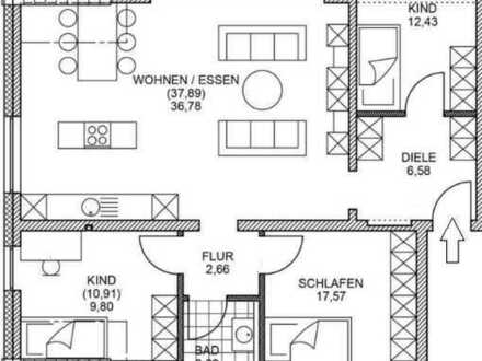 Gehobene Wohnung (4 Zimmer) mit Loggia und EBK in Sailauf