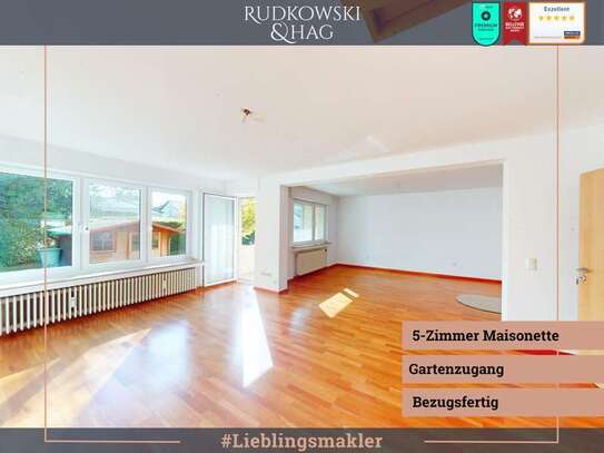 Großzügige 5-Zimmer-Wohnung mit Gartenzugang, 2 Balkonen und Garage in Pulheim-Geyen