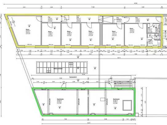 Viel Gewerbepotenzial von 120m² bis 480 m² zu vermieten