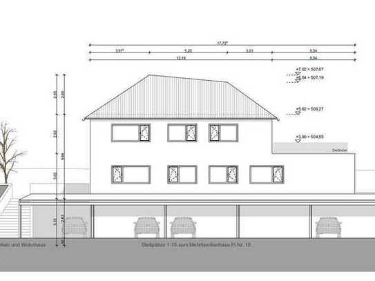GELEGENHEIT - Grundstück mit Baugenehmigung für ein Ein- bzw. Zweifamilienhaus