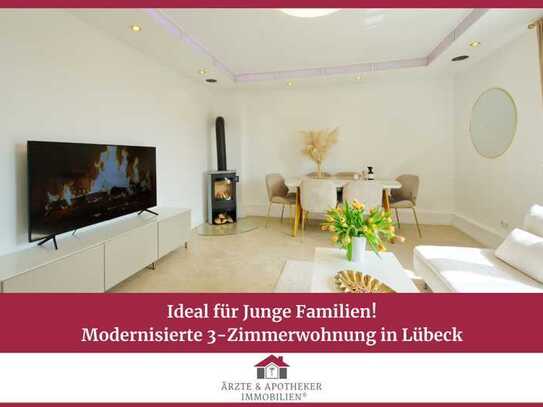 Ideal für Junge Familien!
Modernisierte 3-Zimmerwohnung in Lübeck