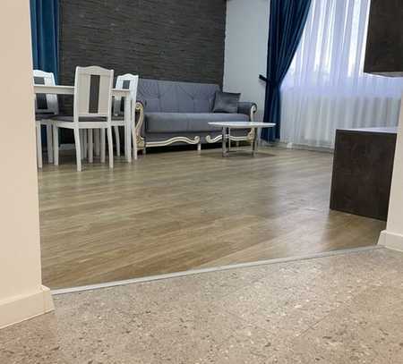 Stilvolle 1,5-Raum-Wohnung mit Balkon und Einbauküche in Pampow