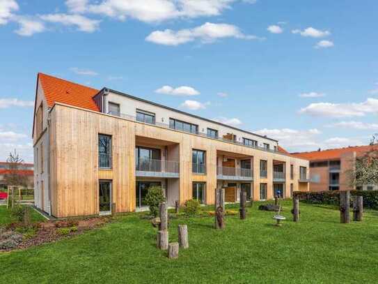 Oben angekommen: Neubau Penthouse-Wohntraum mit Golfplatz-Aussicht im fürstlichen Hofgut Kolnhausen