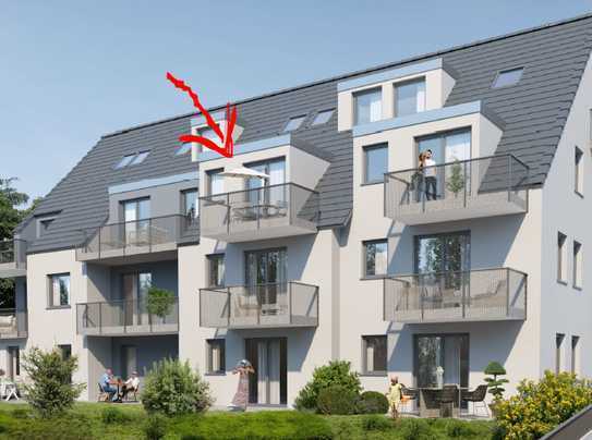 ERSTBEZUG - 1,5 Zimmerwohnung mit Balkon im Grünen