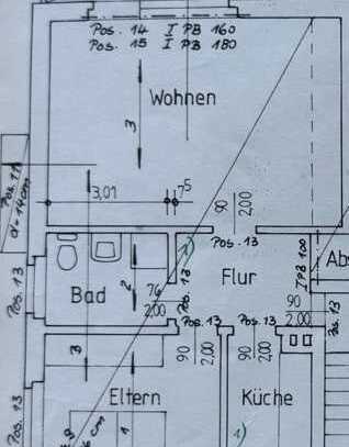 Renovierte 2 Zimmerwohnung mit Balkon in Bleckede
