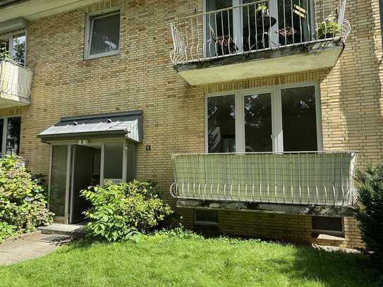 Ruhige und modern renovierte 2-Zimmer-Wohnung mit Balkon und Stellplatz in Hamburg Groß Borstel