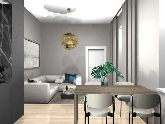 Luxuriöse 2-Zimmer-Wohnung mit Balkon