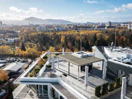 Upper Green Living: Modernster Wohnkomfort, Gemeinschafts-Dachterrasse + viele Serviceleistungen