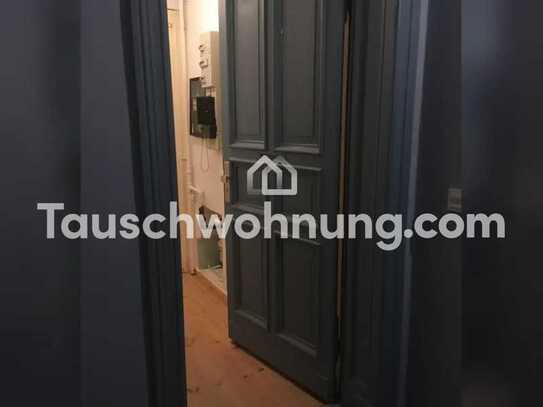 Tauschwohnung: 1-Zimmer Altbau gegen 3 Zi+ oder 2 kl. WG nebeneinander