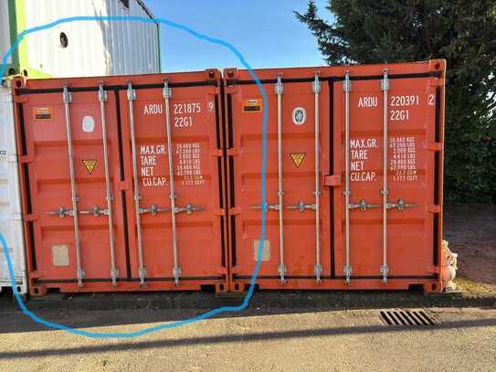 20 Fuß Lager Container ebenerdig