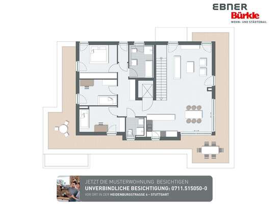 4-Zimmer-Penthouse-Wohnung | 6D.5