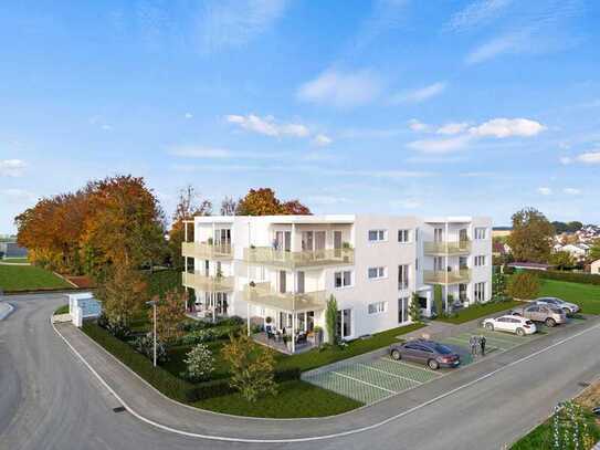 Mit herrlichem Sonnenbalkon! Großzügige Neubau-Eigentumswohnung mit 4,5 Zimmern