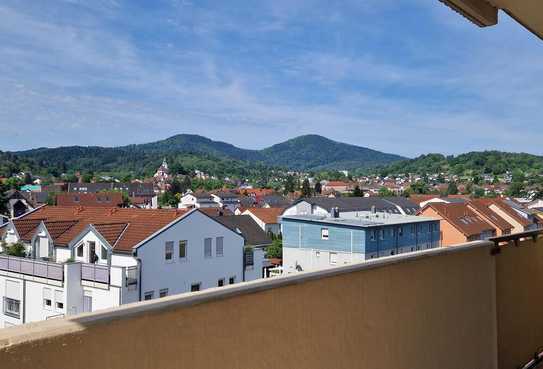 Barrierefrei zu betretende 2-Zimmer-Wohnung mit herrlicher Aussicht