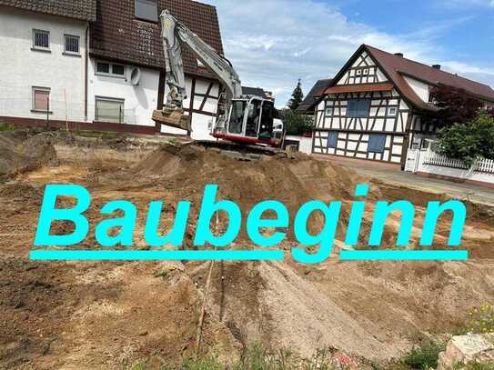 Baubeginn! Schöne DHH in Durmesheim