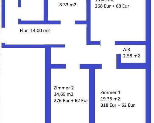 Zentrale 3-Zimmer-Wohnung (80 m²) – Ideal für Familien oder WG!